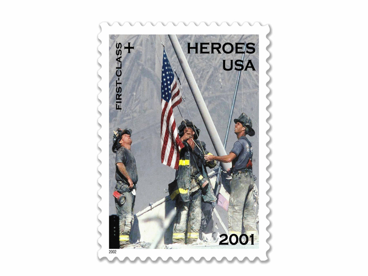 Heroes 2002 Semi-Postal Stamps — 9/11 Tribute, Sheet of 20