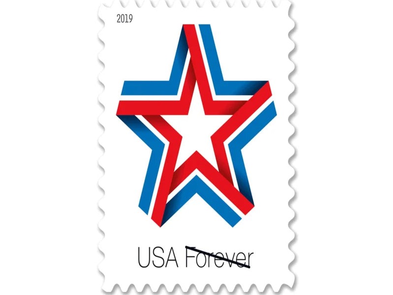 Star Ribbon 2019 Forever Stamps — Patriotic Symbol, First-Class Postage