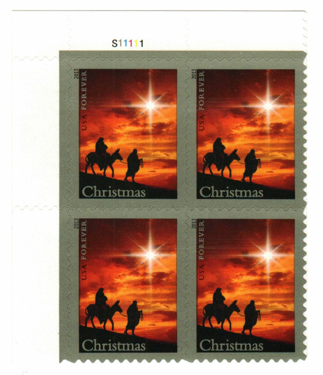 Holy Family 2013 Forever Stamps — Flight into Egypt, Religious Christmas Issue