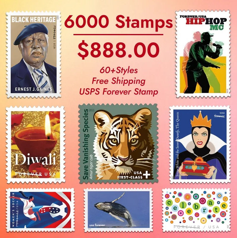 6,000 Forever Stamps for $888 — Volume Discount Tier