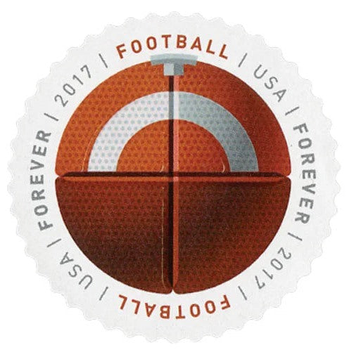 Have a Ball! 2017 Forever Stamps — Textured Sports Issue, Pane of 16
