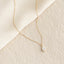 Pear Cut Diamond Pendant Necklace 14k Gold - 2
