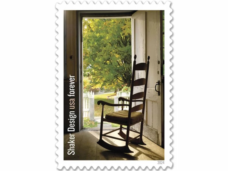 Shaker Design 2024 Forever Stamps — American Craft and Architecture, First-Class Postage
