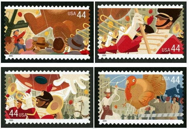The Thanksgiving Stamp of 2001, and the Story It Compresses