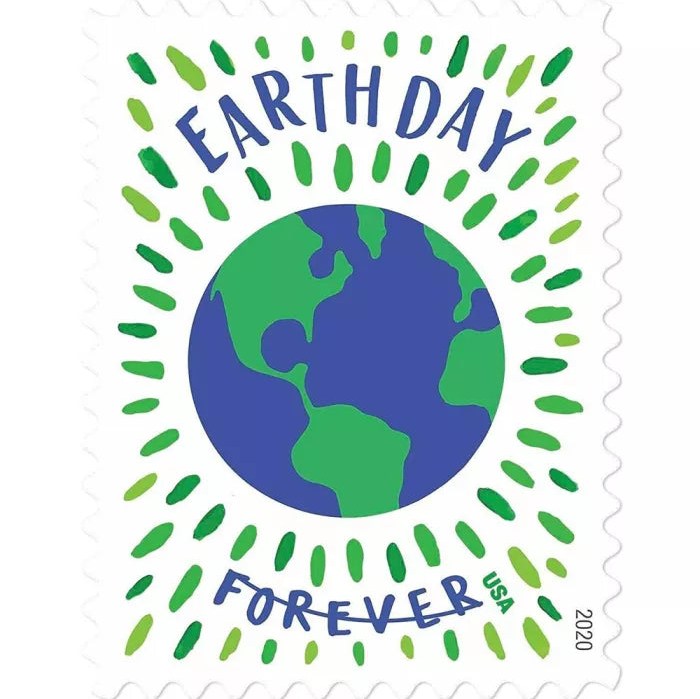 Earth Day 2020 Forever Stamps — 50th Anniversary, Double-Sided Booklet of 20