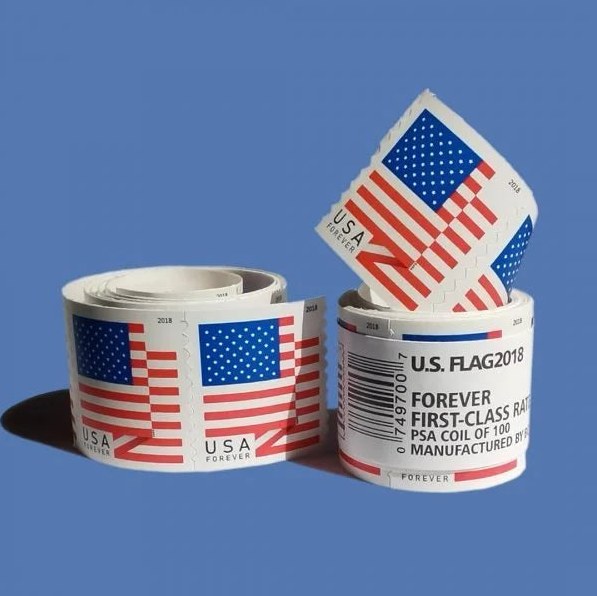 2018 U.S. Flag Forever Stamps — Coils of 100, First-Class Postage