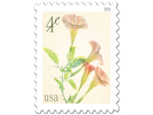 2026 Angel's Trumpets 4¢ Stamps — Nature Series (Not a Forever Stamp)