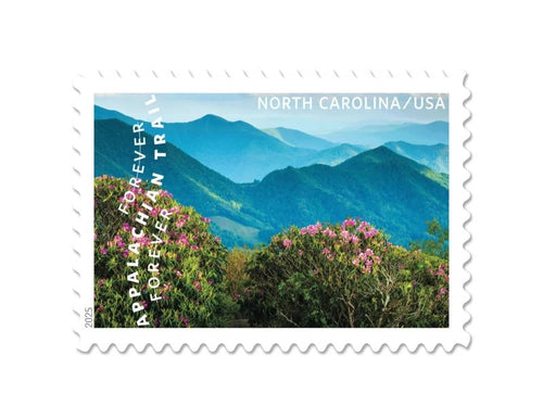 Appalachian Trail 2025 Forever Stamps — Scenic Landscapes, First-Class Postage