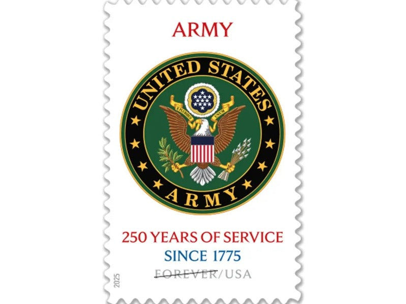 U.S. Army 250 Years 2025 Forever Stamps — Honor & Service, First-Class Postage