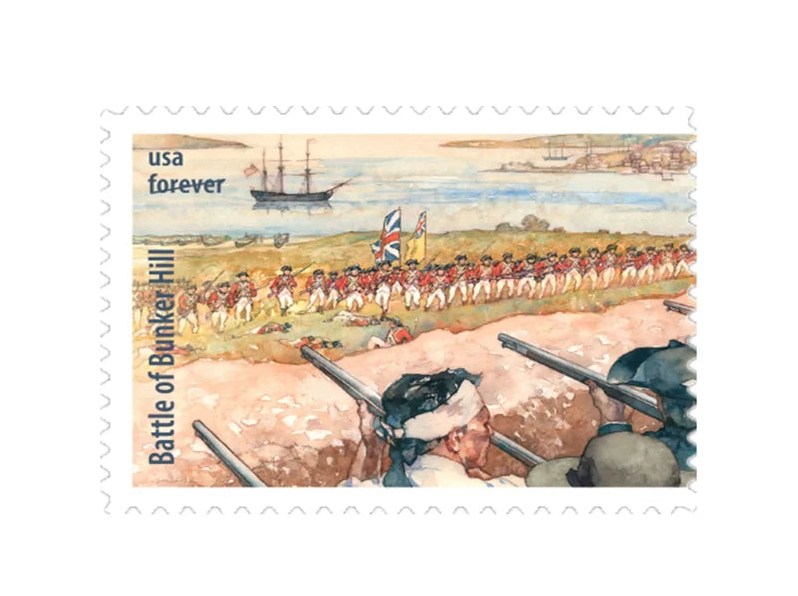 Battlefields of the American Revolution 2025 Forever Stamps — Commemorative Issue, First-Class Postage