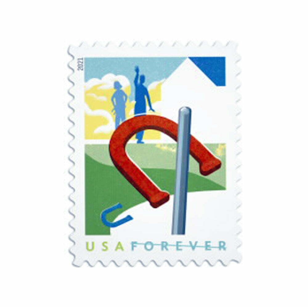 USPS Forever Backyard Games Stamp