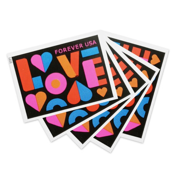 Love Forever stamps, alternate design