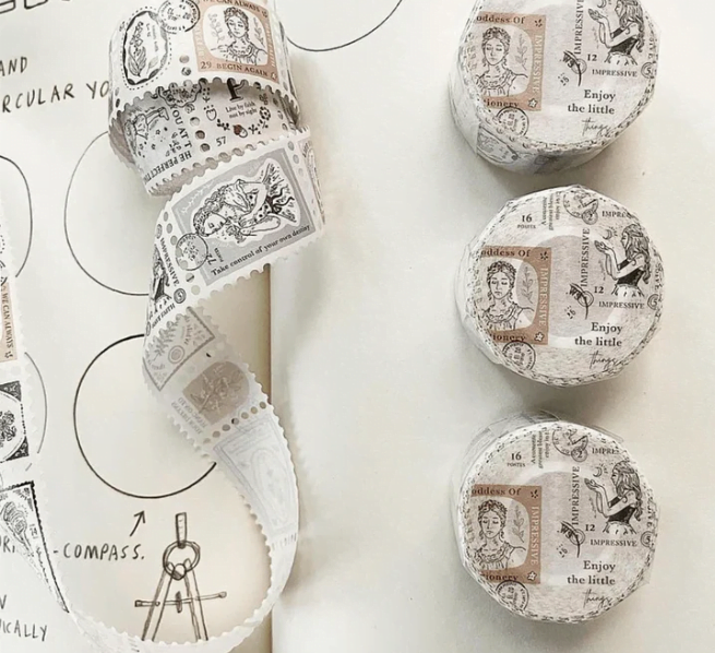 roll of stamps