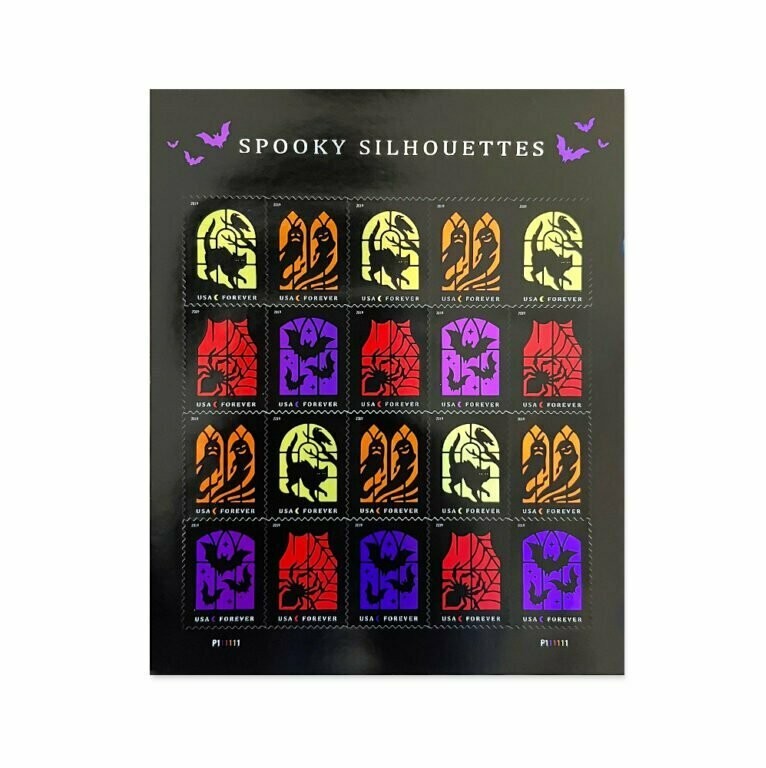 Spooky Silhouettes Stamps – 2019 USPS Forever Stamps