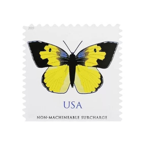 California Dogface Butterfly Stamp, non-machinable rate