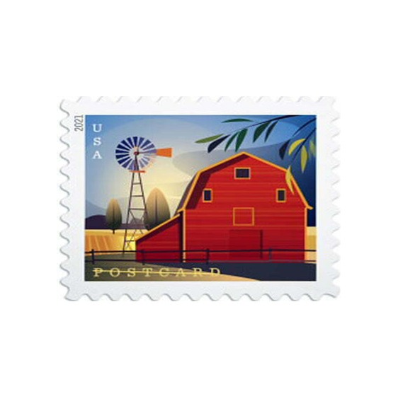 Barns Postcard Stamps(Postcard Stamp 44￠)