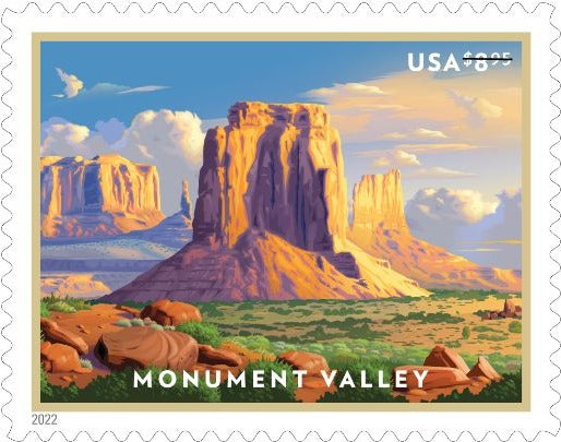 Monument Valley Priority Mail Stamp