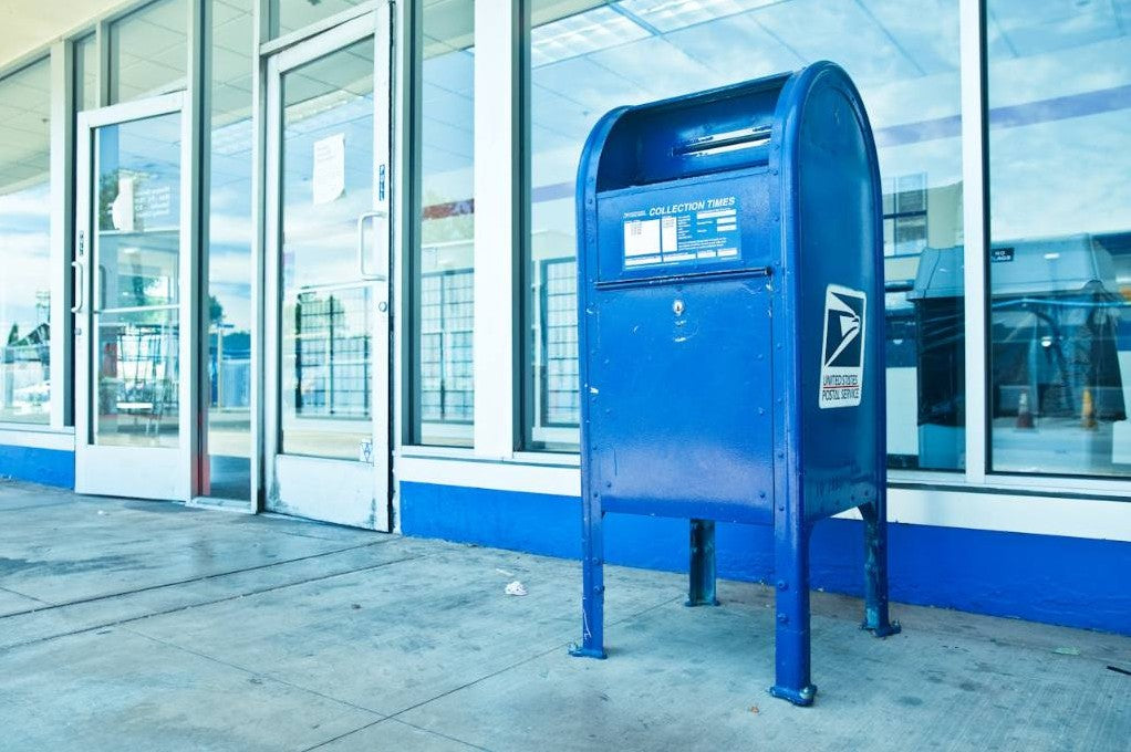 US Postal Service Forever stamps in bulk packaging.