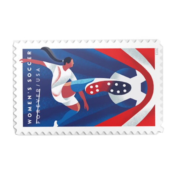 Women's Soccer Stamps