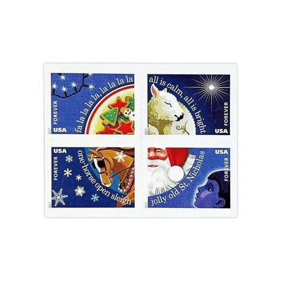 Christmas Carols Stamps – 2017 USPS Forever Stamps