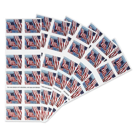 2022 US Flag Stamps(100 Stamps)