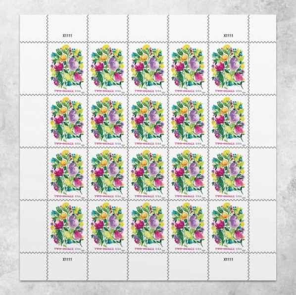 Two-ounce Wedding Blossom stamp