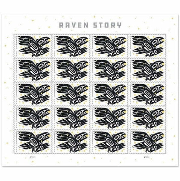 Raven Story Forever Postage Stamp