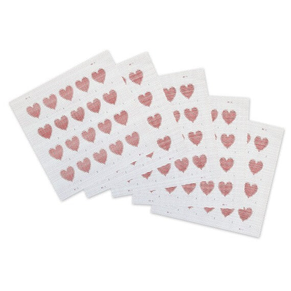 Made of Hearts stamp, sheet
