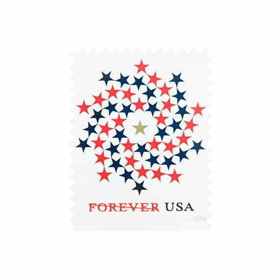 Patriotic Spiral Stamps