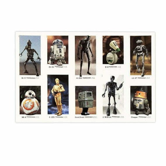 Star Wars Droids Stamps