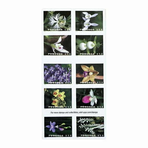 Wild Orchids Stamps