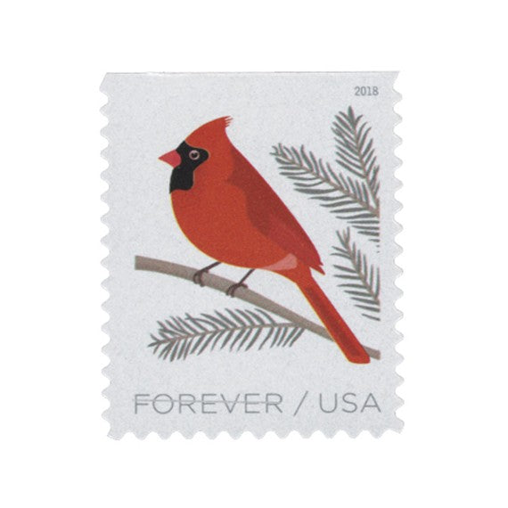 2018 Birds in Winter Cardinal