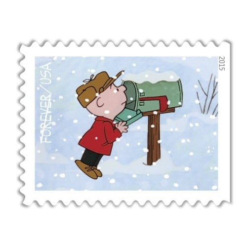 USPS Child Cute holiday A Charlie Brown Christmas Forever Stamps