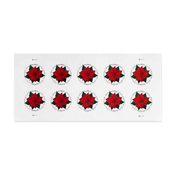 Global Poinsettia Stamps