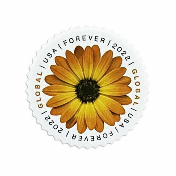 African Daisy Global Forever stamps