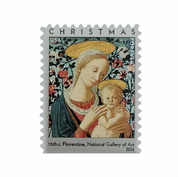 Florentine Madonna And Child Stamps