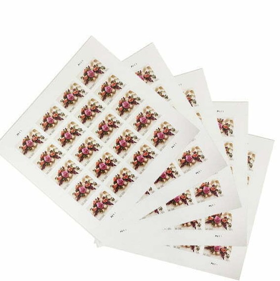 Garden Corsage two-ounce stamps, sheet