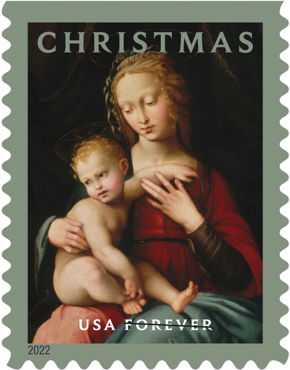 2022 Virgin and Child Forever stamp