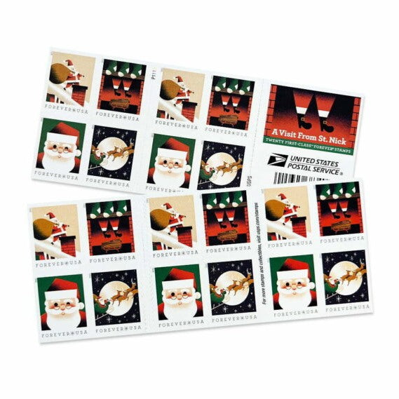 A Visit From St. Nick Stamps