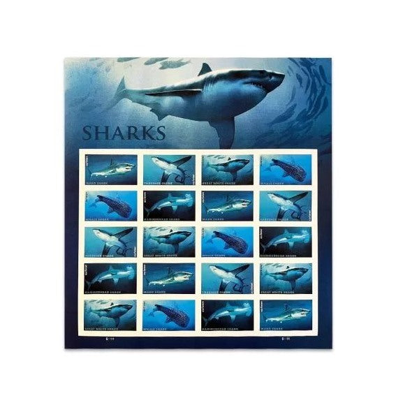 Sharks Stamps – 2017 USPS Forever Stamps