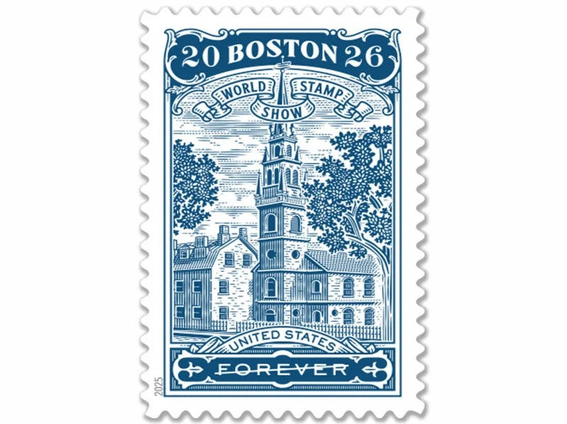 Boston World Stamp Show 2025 Forever Stamps — Philatelic Exhibition Pair, First-Class Postage
