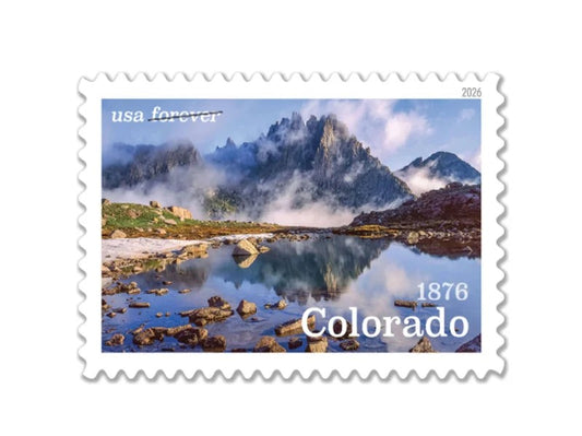 Colorado Statehood 2026 Forever Stamps — Mountain Scenic, First-Class Postage