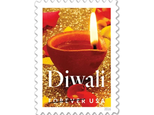Diwali 2016 Forever Stamps — Festival of Lights, Pane of 20