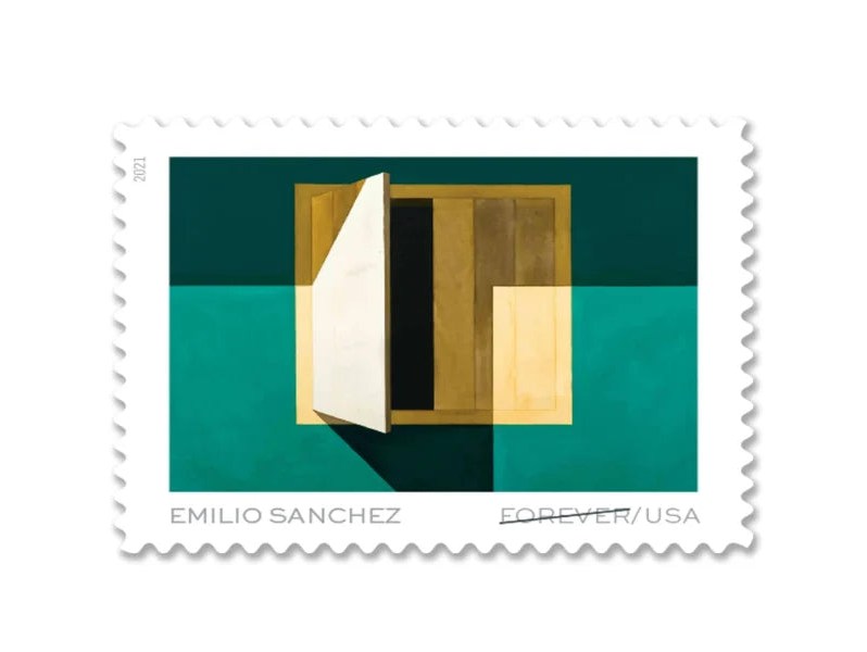 Emilio Sanchez 2021 Forever Stamps — Centennial Art Collection, Pane of 20