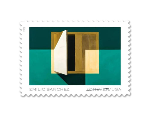 Emilio Sanchez 2021 Forever Stamps — Centennial Art Collection, Pane of 20