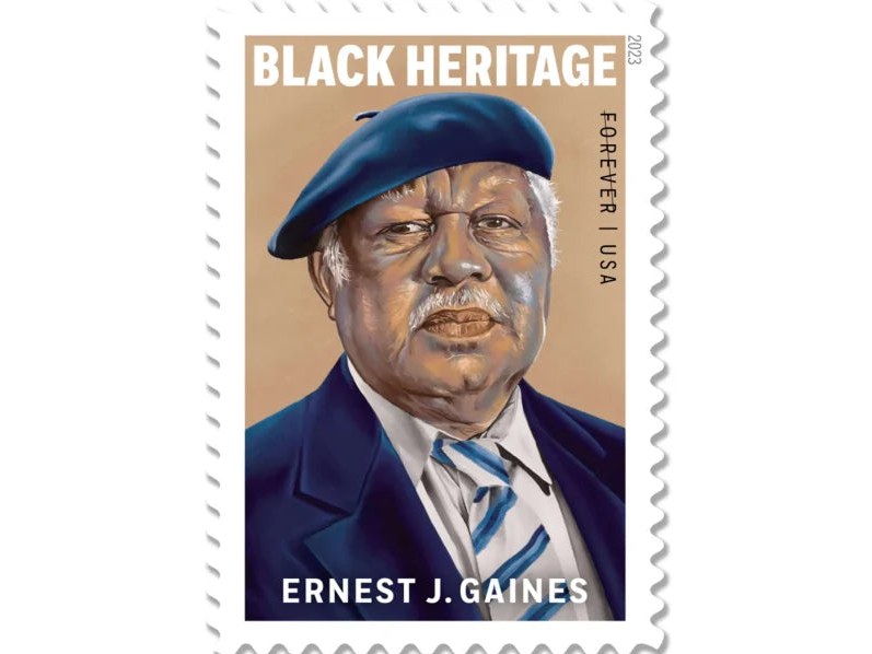 Ernest J. Gaines 2023 Forever Stamps — Black Heritage Series, Pane of 20