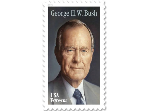 George H. W. Bush 2019 Forever Stamps — Presidential Commemorative, First-Class Postage