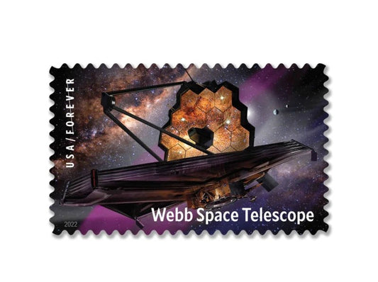 James Webb Space Telescope 2022 Forever Stamps — Launch Commemorative, Panes of 20