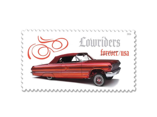 2026 Lowriders Forever Stamps — Custom Car Culture, First-Class Postage