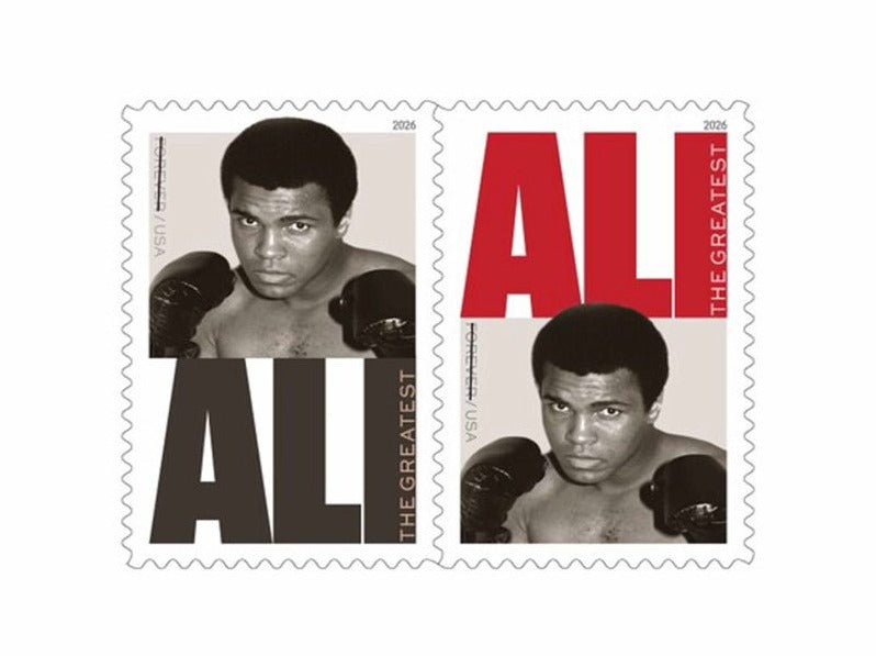 Muhammad Ali 2026 Forever Stamps — Commemorative Issue, First-Class Postage